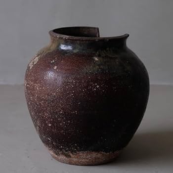 古美術 長期保管 特大壺 酒壺 花瓶 甕 花道具 茶道具 骨董品 置き物