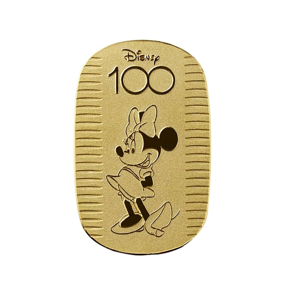 ディズニー100周年記念 ミニーマウス 金メダル