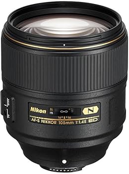 Amazon.com : Nikon AF-S FX NIKKOR 105mm f/1.4E ED Lens with Auto