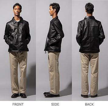 Amazon | [Liugoo Leathers] [リューグーレザーズ] 本革 コーチ