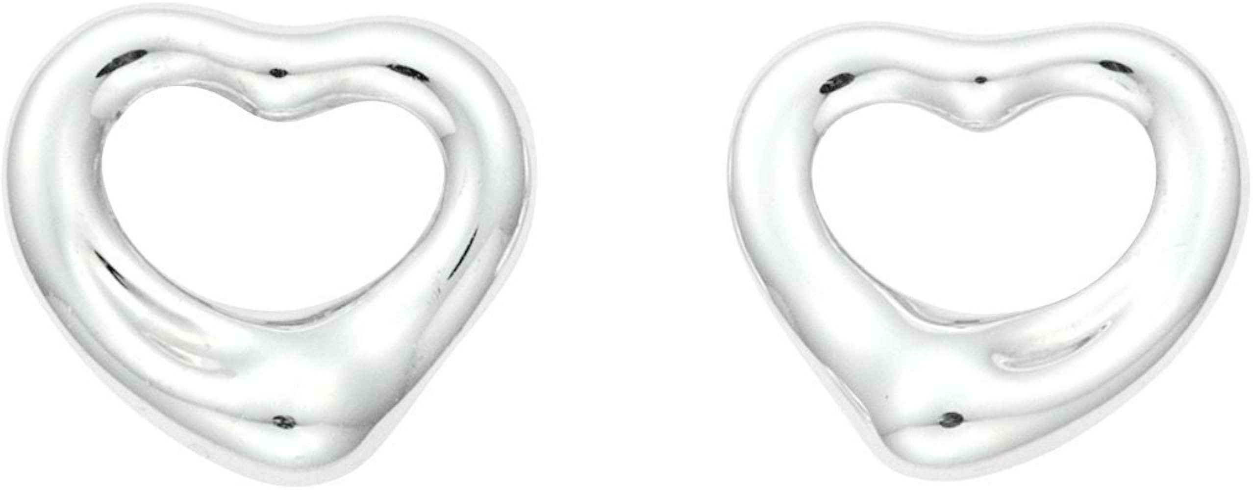 ティファニーオープンハートXS スモールペレッティシルバーピアス925