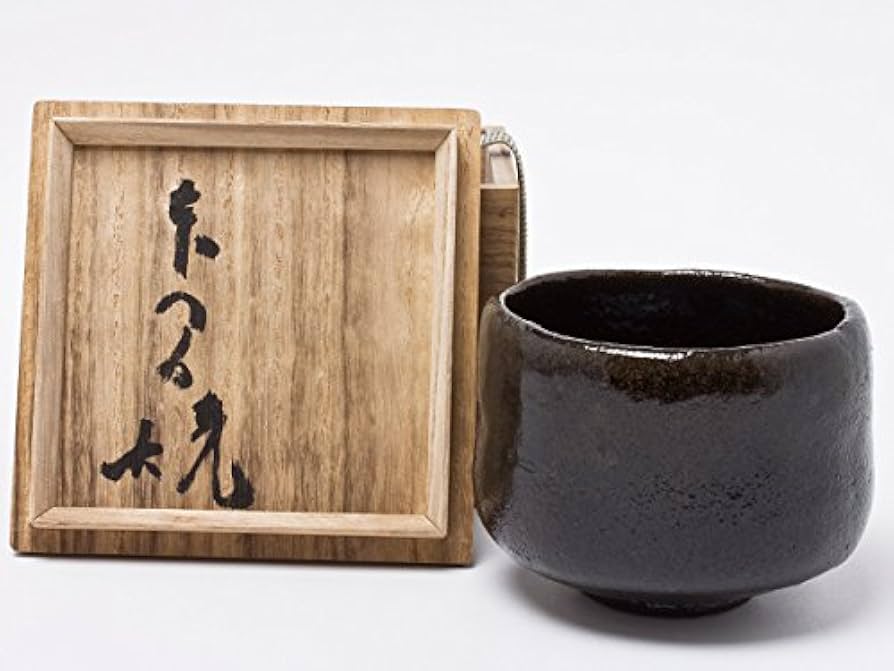 Amazon | 池田退輔 作 本間焼 黒茶碗 ikedataisuke-05 | 池田退輔 | 抹茶碗