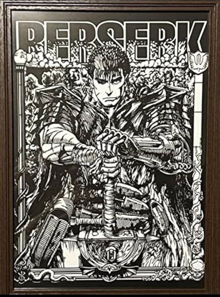 Amazon.co.jp: 大ベルセルク展 伽羅切絵 ベルセルク ガッツ 切り絵