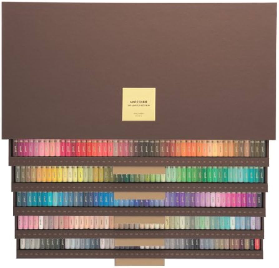 Amazon.co.jp: 三菱鉛筆 ユニカラー 240色セット リミテッド