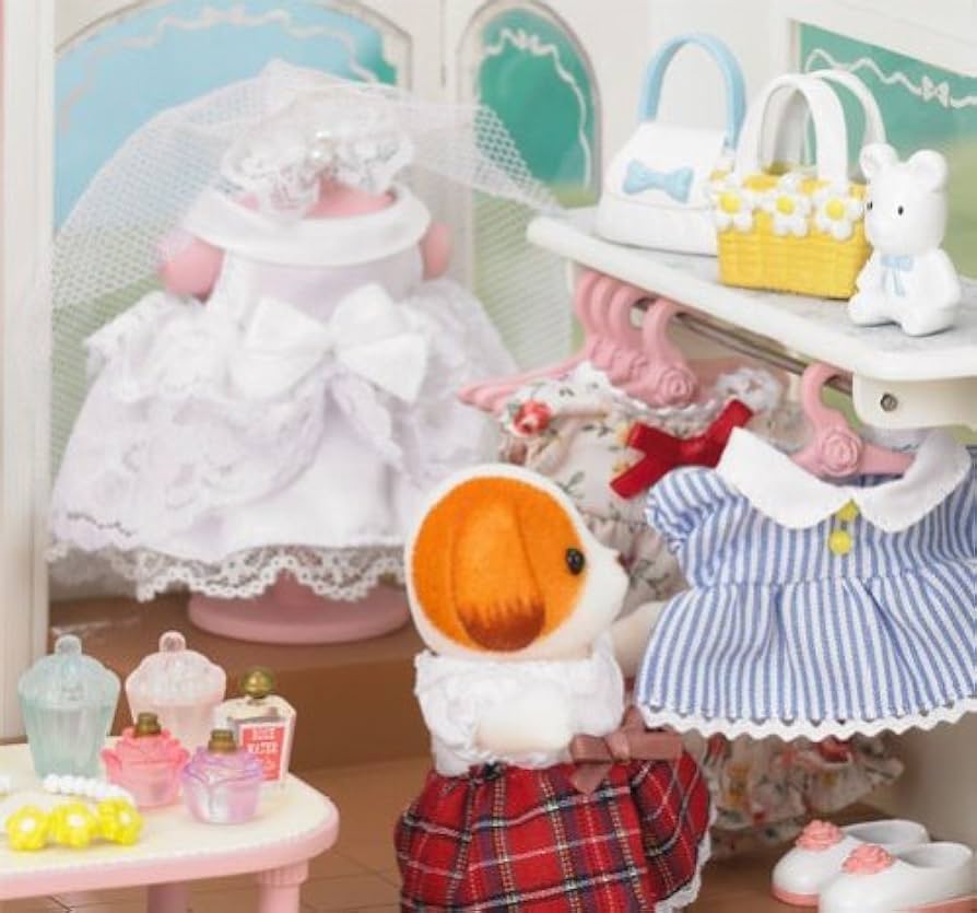 Amazon.co.jp: シルバニアファミリー お店 森の洋服屋さん ミ-62