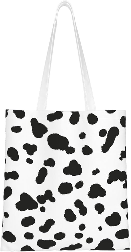 Amazon.co.jp: トートバッグ レディース ダルメシアン柄 エコバッグ