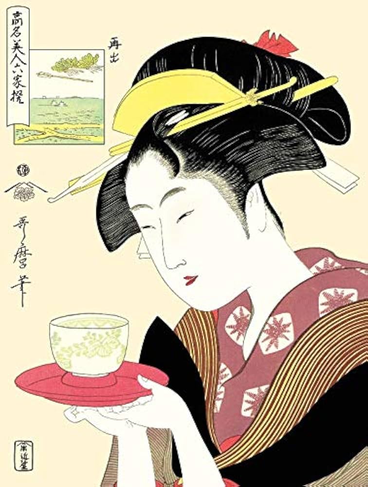 美人絵 額 元禄 見返り Japanese-style Paintings] 見返り美人図【日本