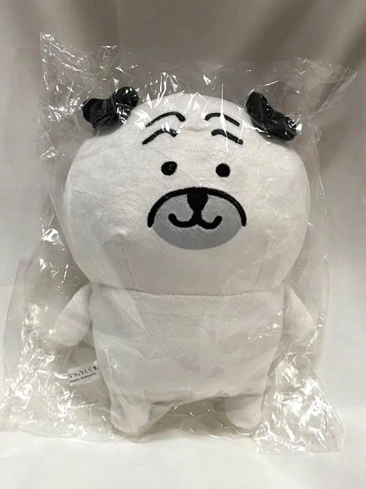 自分ツッコミくま カフェ パグさん ぬいぐるみ マスコット ナガノの