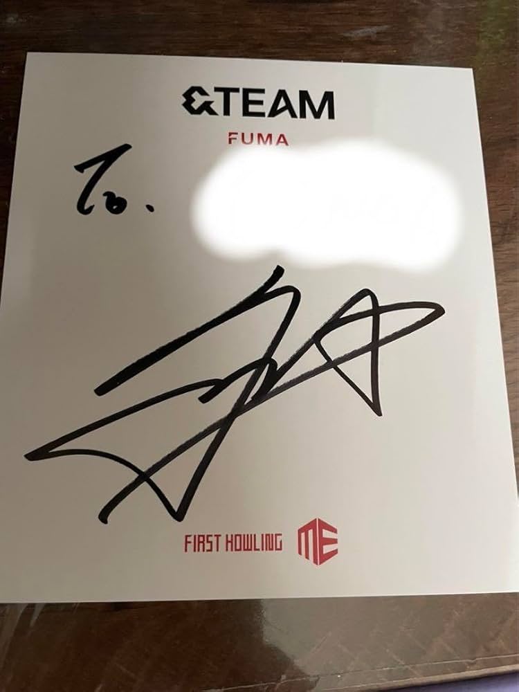 &TEAM andteam 雪明かり 直筆サイン入りチェキ ラキドロ ニコラス