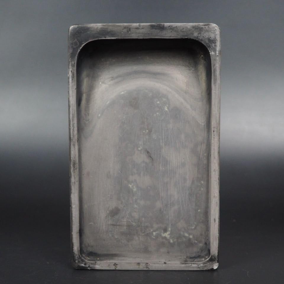 金富士民国時代古硯 松花石硯 中国古玩書道具 検唐物