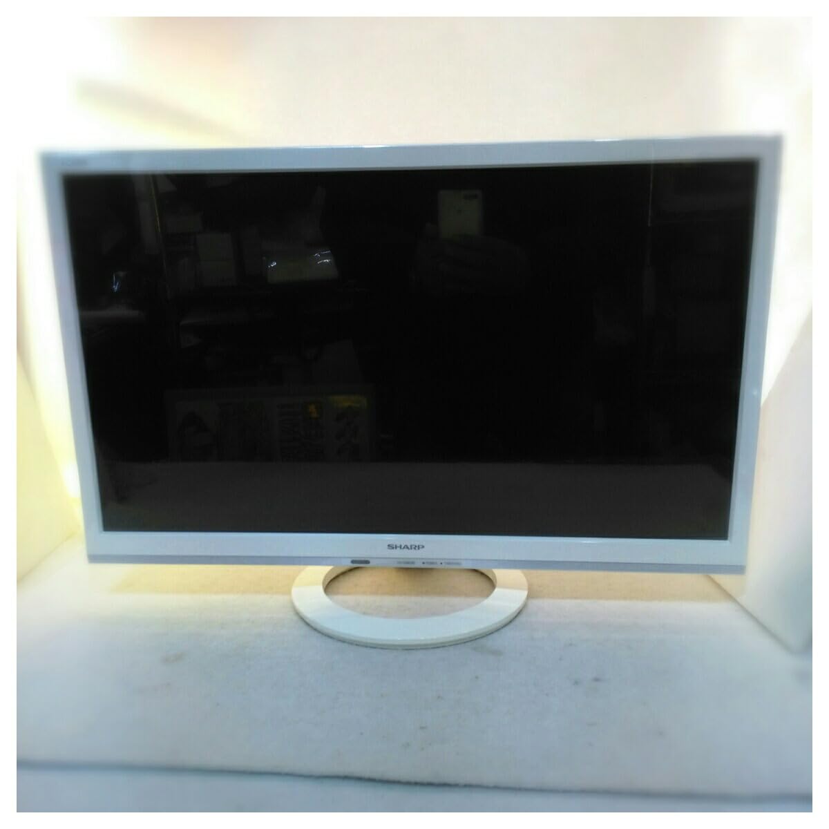 SHARP AQUOS 液晶テレビ24型 ホワイト系 LC-24K5W
