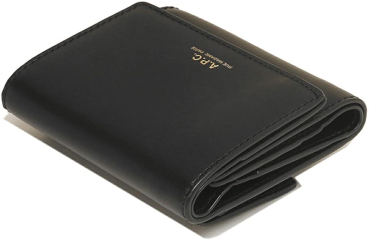 Amazon | [アーペーセー] 三つ折り財布 コンパクト財布 ブラック