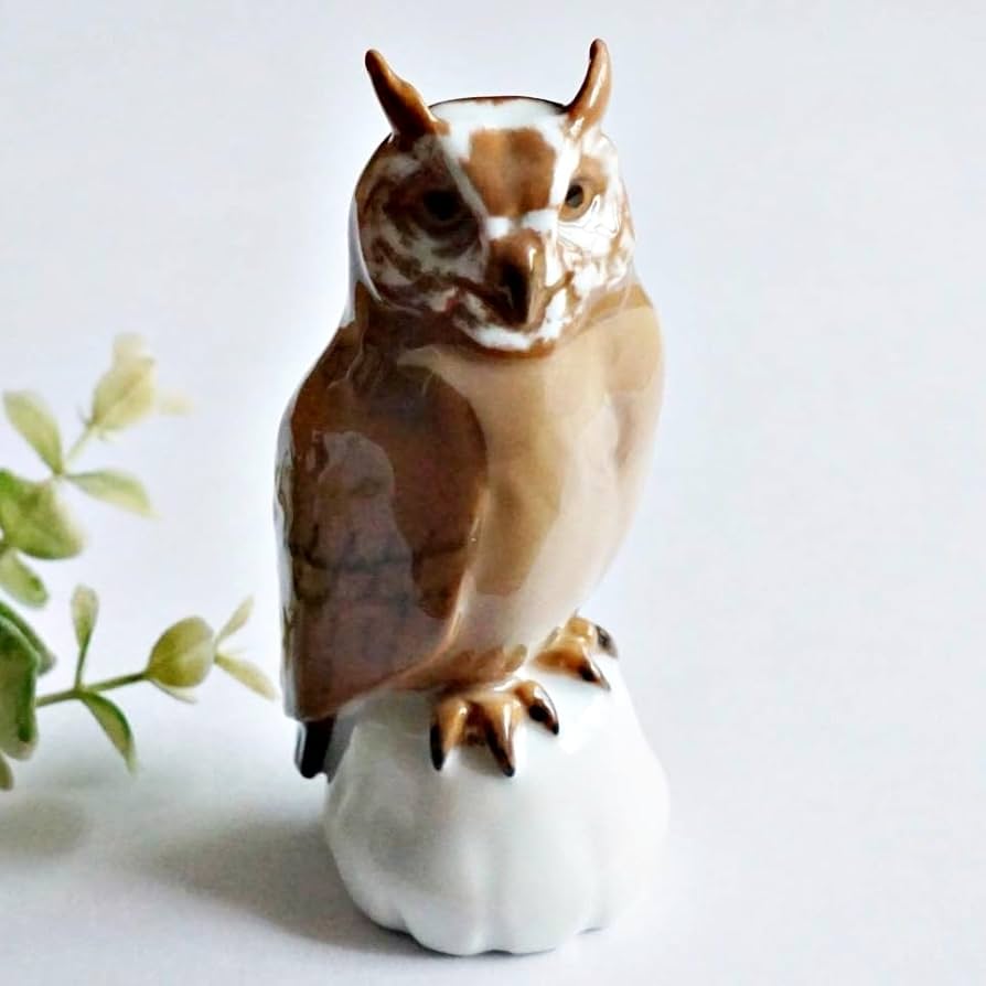 ロイヤルコペンハーゲン 『梟』 高さ：40cm 箱無 ○ フュギュリン 置物