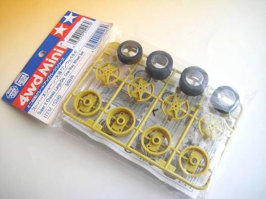 G6023]レーサーミニ四駆初代ワンウェイホイールセットタミヤ