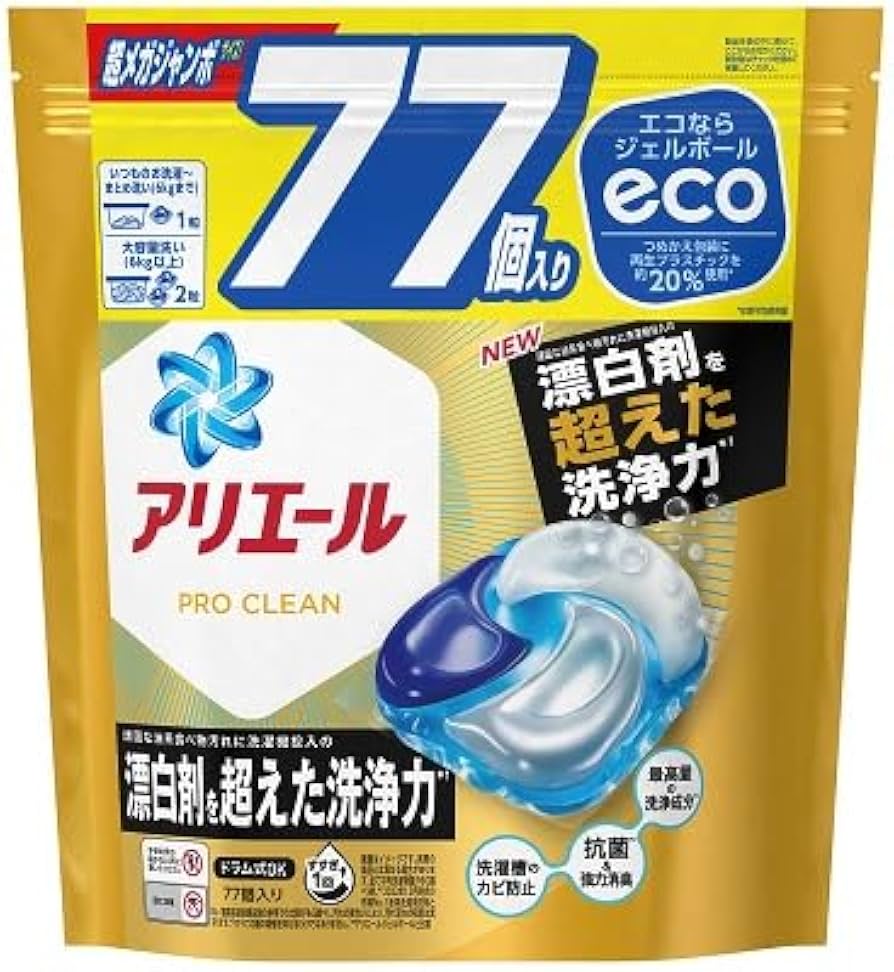 Amazon | 【P&G】アリエール ジェルボール 4D プロクリーン つめかえ用