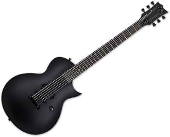 Amazon | ESP LTD EC-Black Metal Electric Guitar, Black Satin