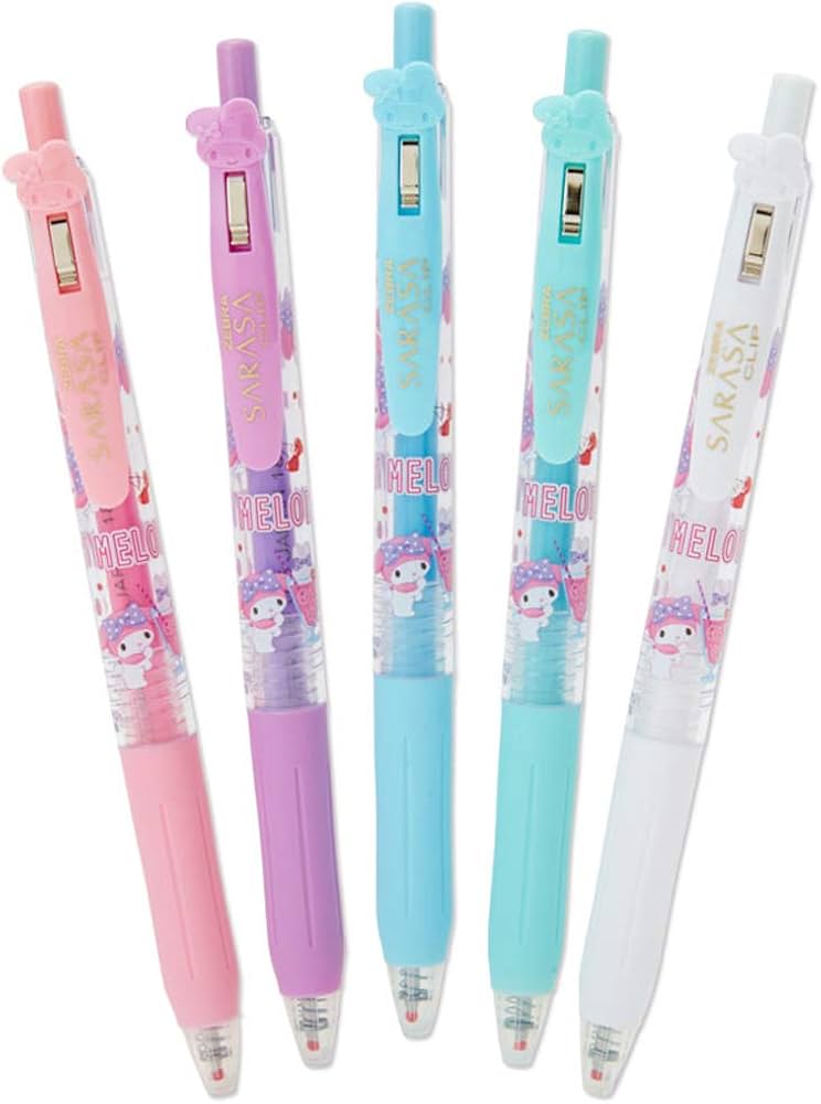 Amazon.co.jp: サンリオ(SANRIO) マイメロディ ゼブラ SARASA CLIP5色