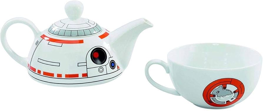 Amazon.com | Star Wars BB-8 12oz Ceramic Teapot and 6oz Cup Set