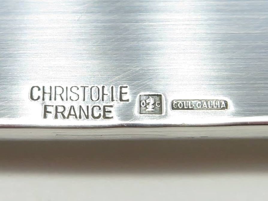 クリストフル ガリア 鍋敷き ① Gallia アンティーク シルバープレート