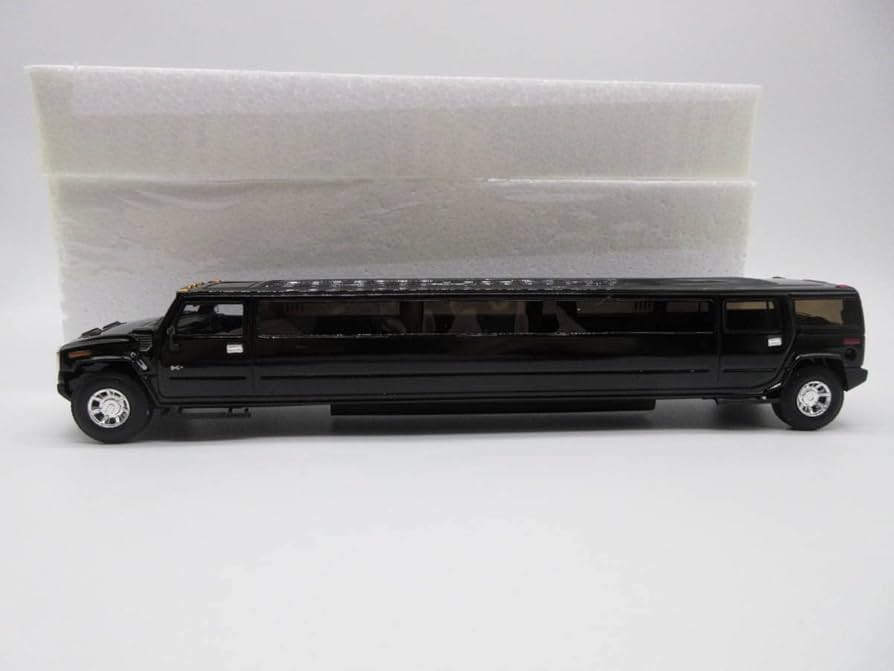 1/43 NEO ハマーH2 ストレッチリムジン ミニカー ブラック 模型 1/43