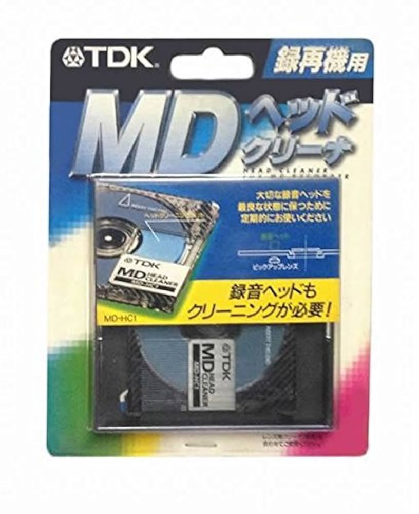 TDK MDヘッド&レンズクリーナー MD-HLC1F Yahoo!オークション -「tdk