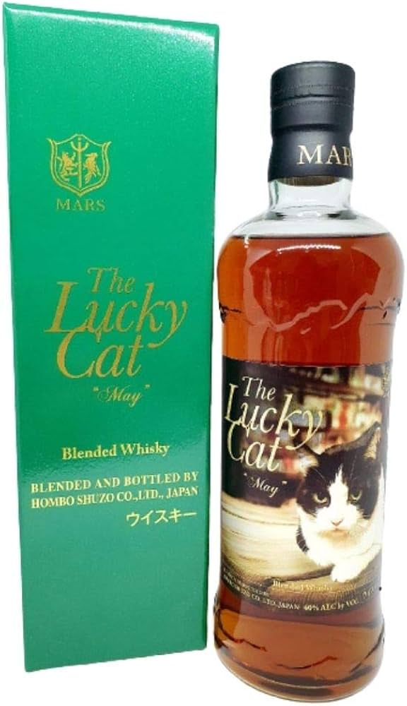 Amazon.co.jp: マルス ザ・ラッキーキャット メイ 40度 700ml : 食品