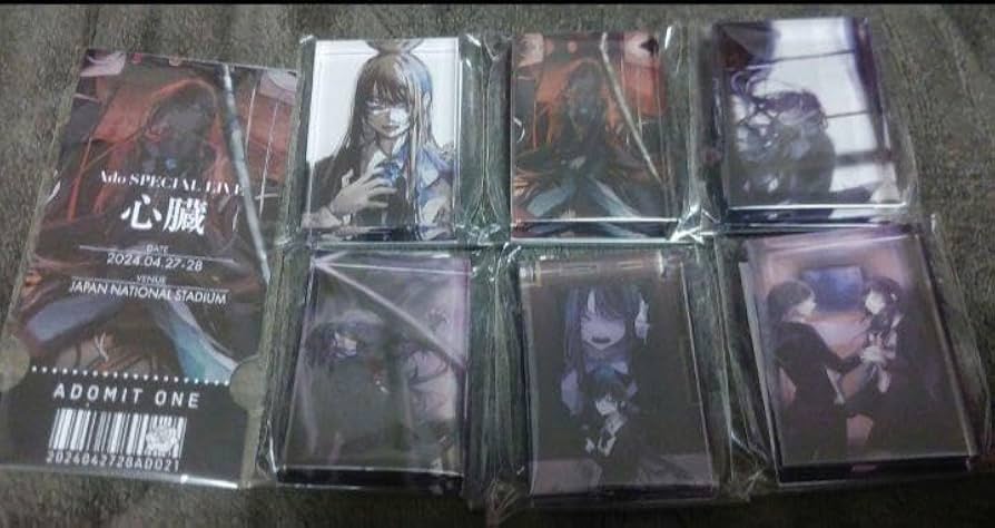 Ado 心臓 ライブ会場ガチャガチャ アクリルブロック 全6種 Ado 心臓