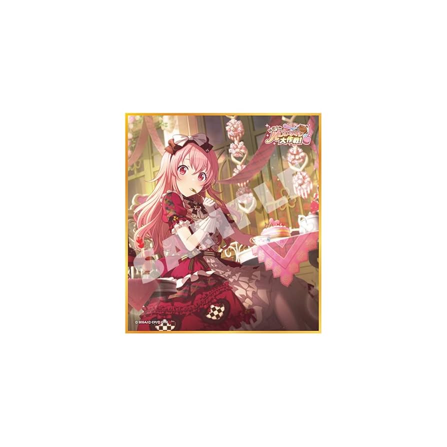 プロセカ ミニ色紙 天馬咲希 ①バレンタイン 天馬咲希 鳳えむ 鏡音リン