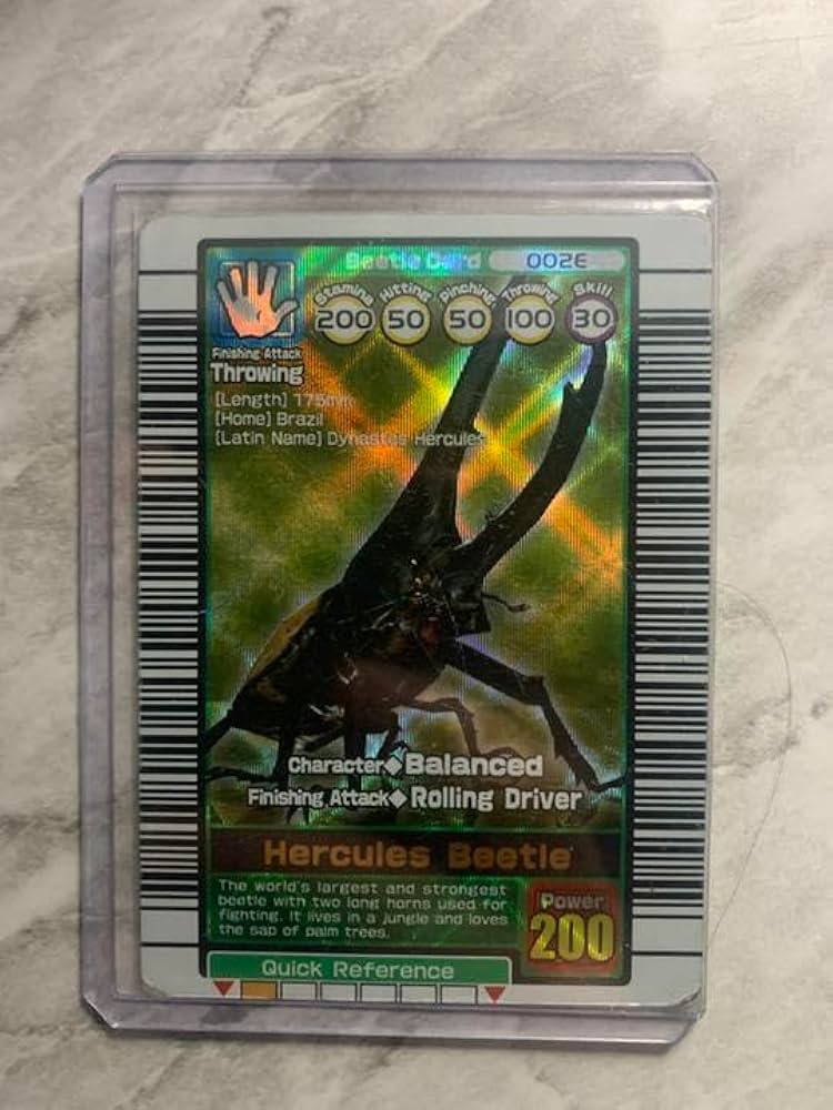 ムシキング ヘルクレスオオカブト(ターミナルバージョン)＆ヘルクレス