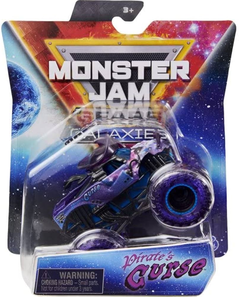 Monster Jams Pirate's Curse, Gears and Galaxies (1:64 Scale