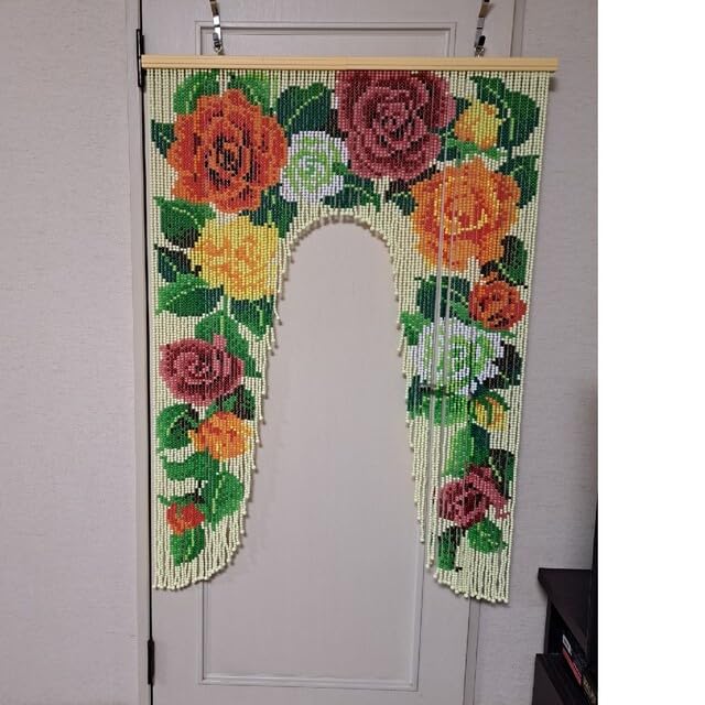 スキルスクリーン 玉のれん 珠のれん のれん 手作りキット 手芸 ビーズ