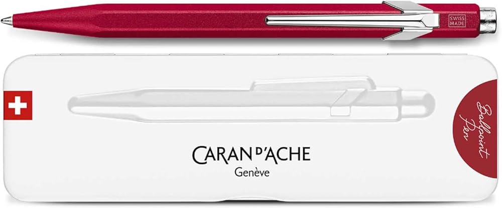 Amazon | Caran d'Ache ボールペン 849 Colormat-X レッド スリン