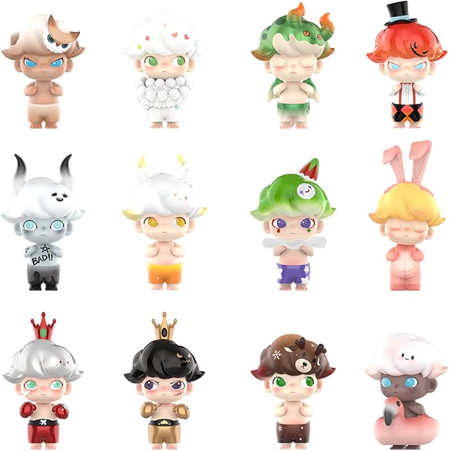 Amazon.co.jp: POP MART DIMOO レトロ シリーズ【アソートボックス 12