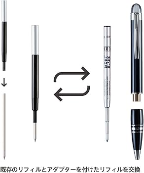 Amazon | ボールペン リフィルアダプター MB-01 (モンブラン MONTBLANC