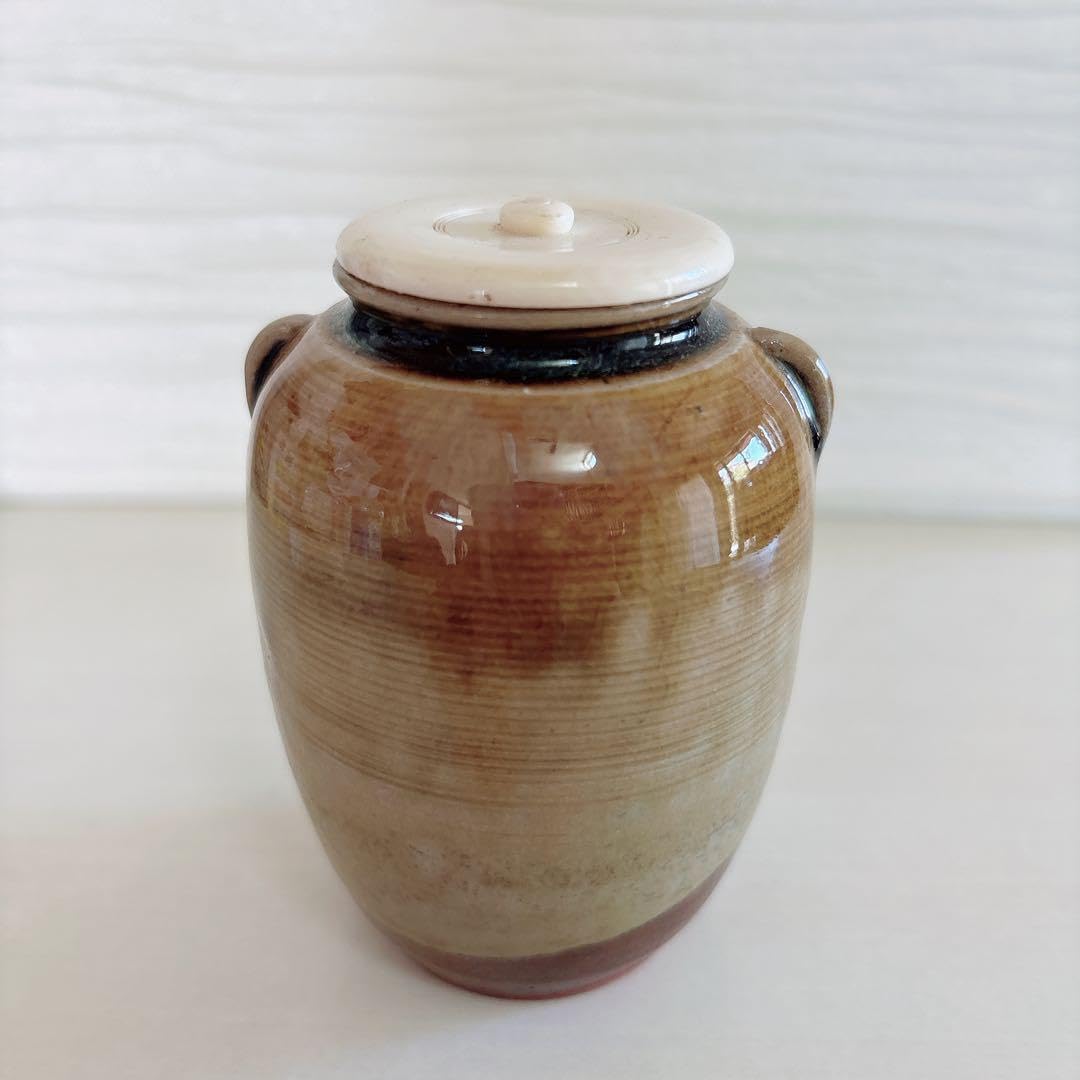 茶道具 高取茶入 味楽作 鵬雲斎書付 茶道具 高取茶入 味楽作 鵬