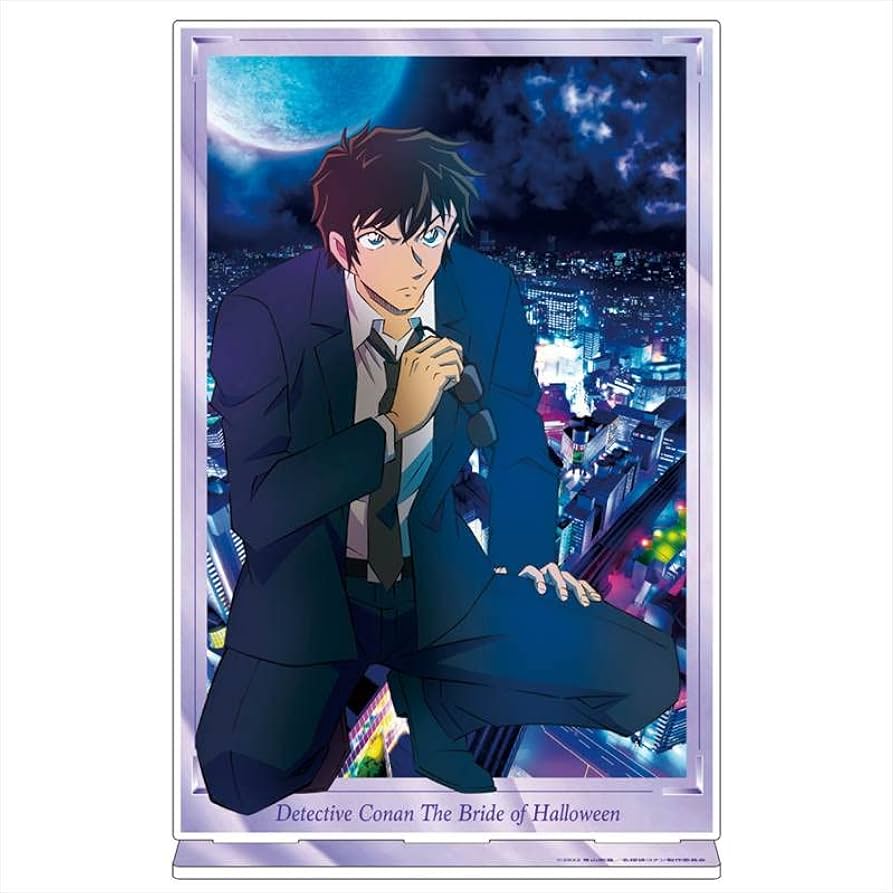 ハロウィンの花嫁 松田陣平 スクエア缶バッジ ① 名探偵コナン 松田陣