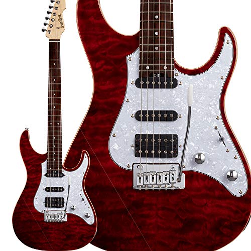 最安値】グラスルーツ キルト模様 レスポールモデル エレキギター