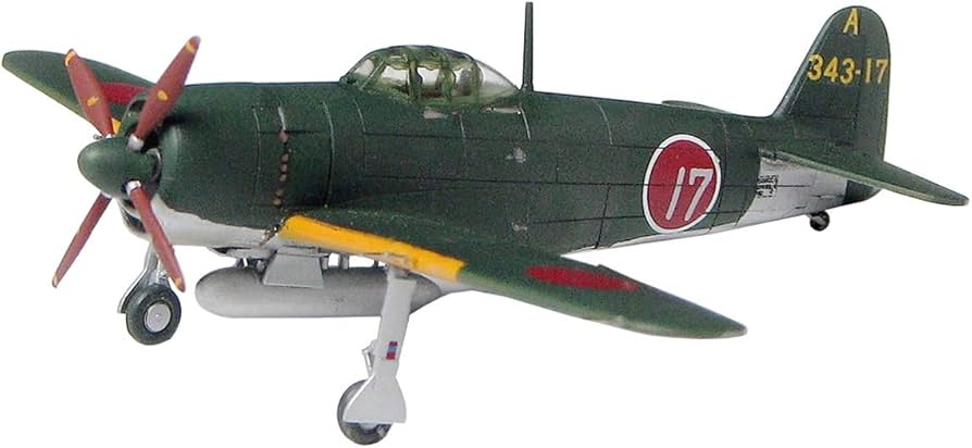 Amazon | プラッツ 1/144 日本海軍 局地戦闘機 紫電改 (後期型) 第343