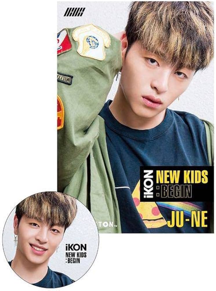 Amazon.co.jp: iKON アイコン NEW KIDS BEGIN プレイボタン JUNE