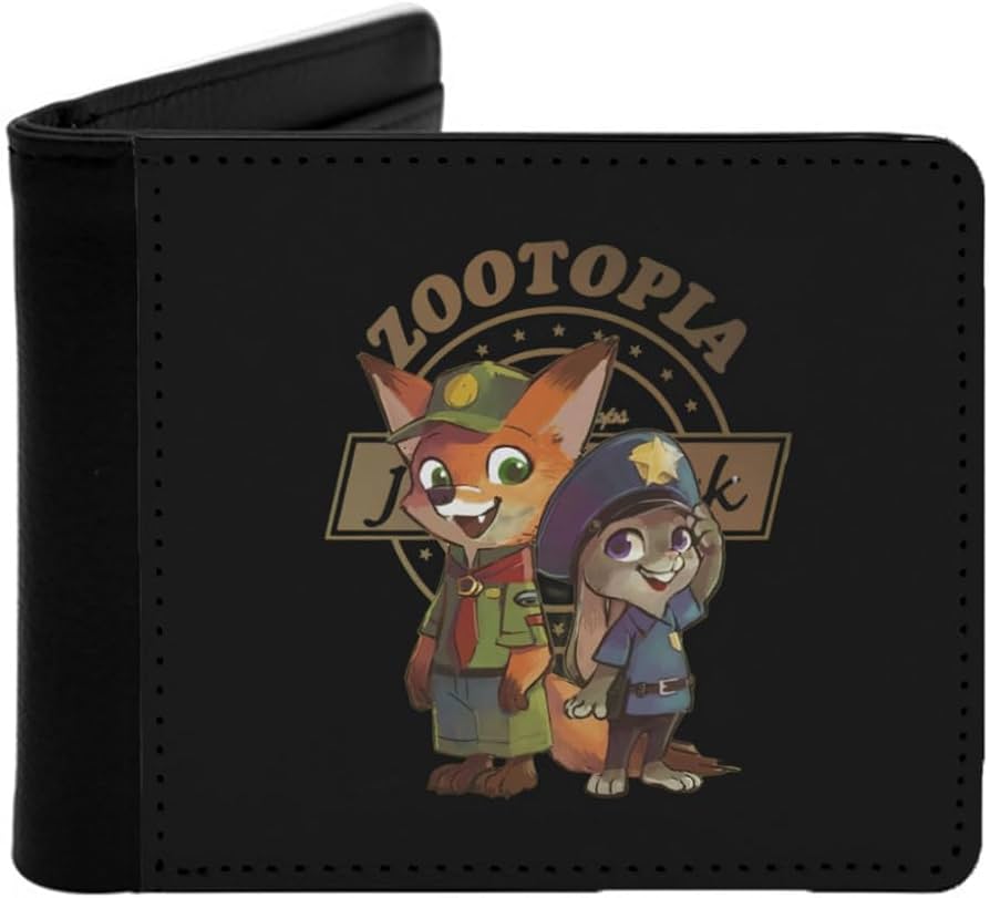 Amazon.co.jp: ズートピア ニック・ワイルド 財布 メンズ 二つ折り PU