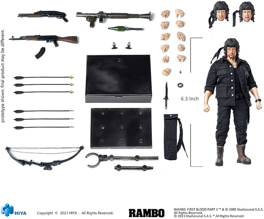 Amazon.com: Rambo: First Blood Part II – Rambo Exquisite Super