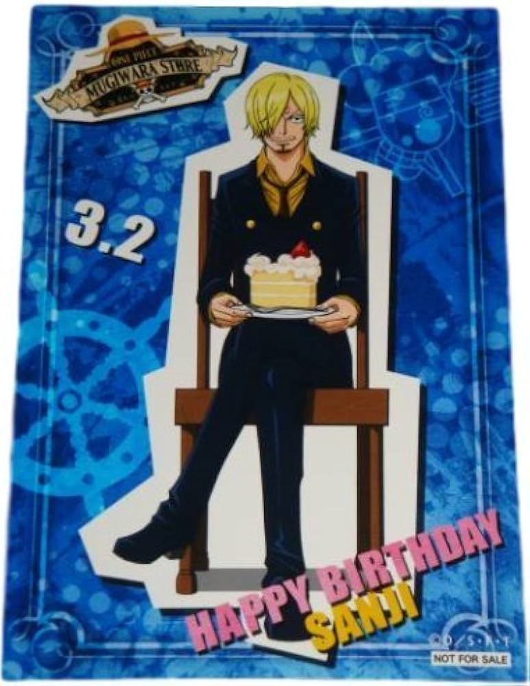 ワンピース サンジ ハッピーバースデー ブロマイド ワンピース サンジ