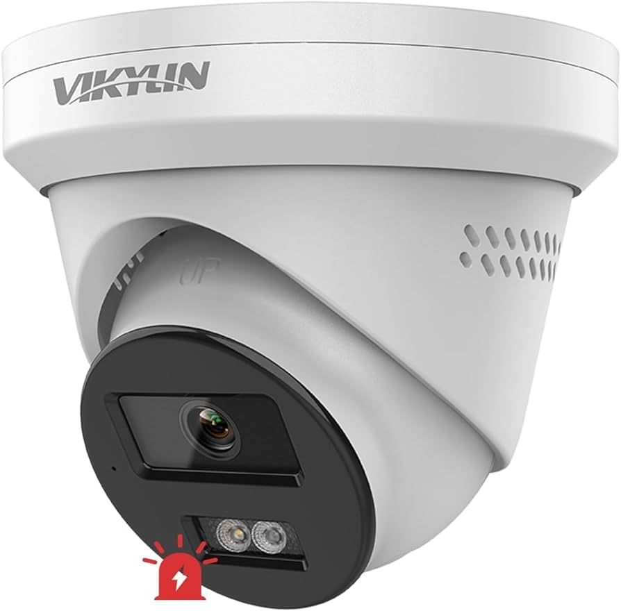 VIKYLIN Compatible for Hikvision 8MP 4K PoE IP Camera Hik-Connect
