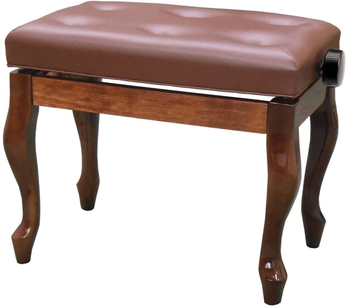 美品】YAMAHA ヤマハ ピアノ椅子 猫脚 木目調 スツール 高低自在椅子