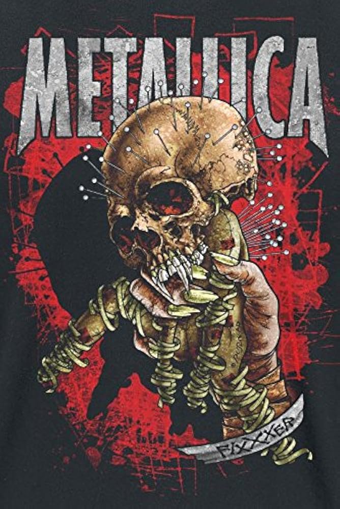 Amazon.com: Metallica - Fixxxer Redux T Shirt (X-Large) Black