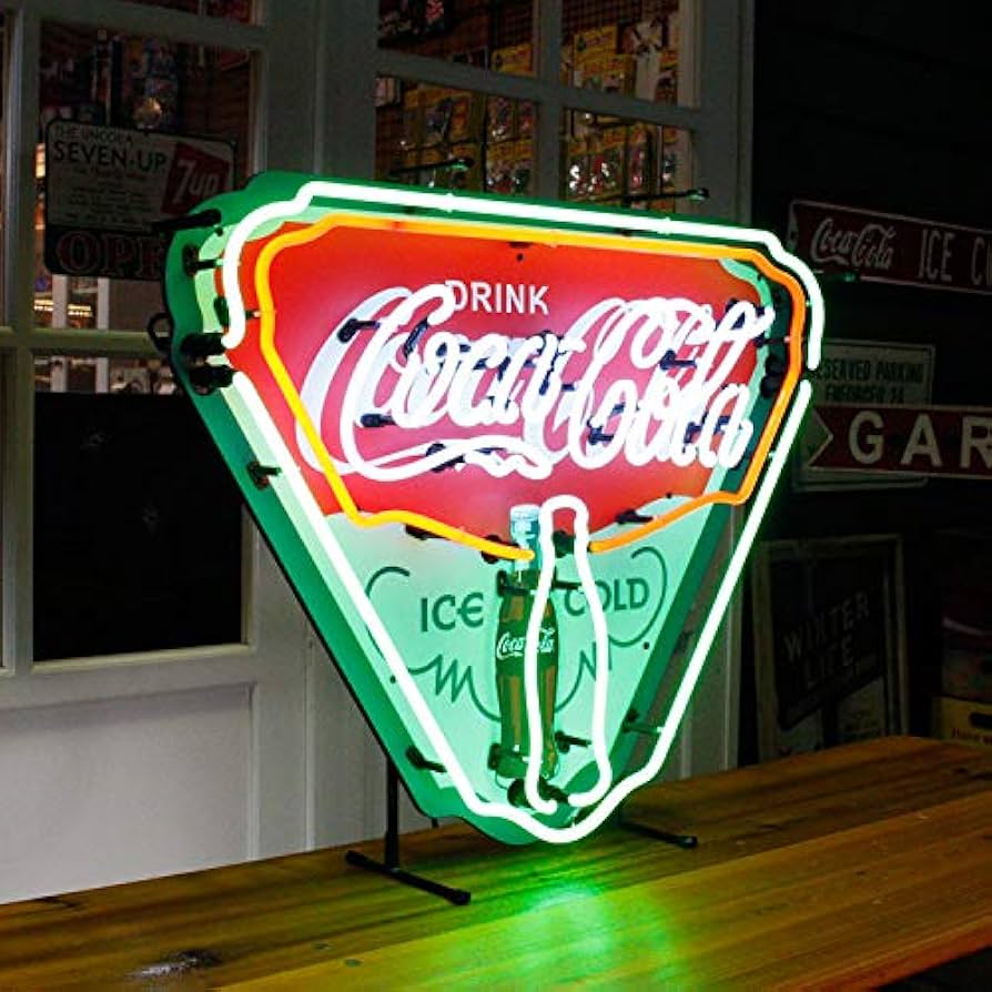 Amazon.co.jp: 看板 照明 ネオンサイン コカコーラブランドデザイン