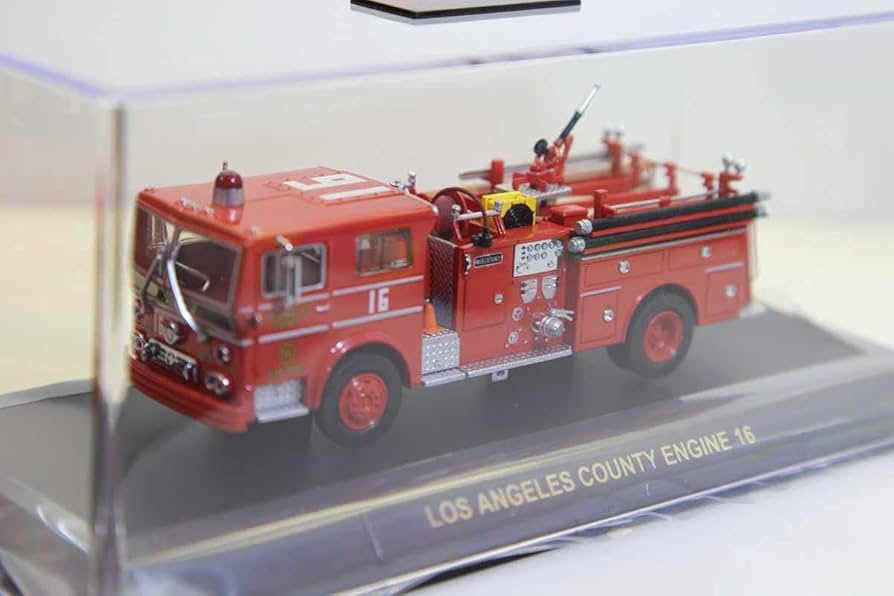Amazon | code3 コード3 コレクティブル 1/64 ロサンゼルス 消防車 LOS