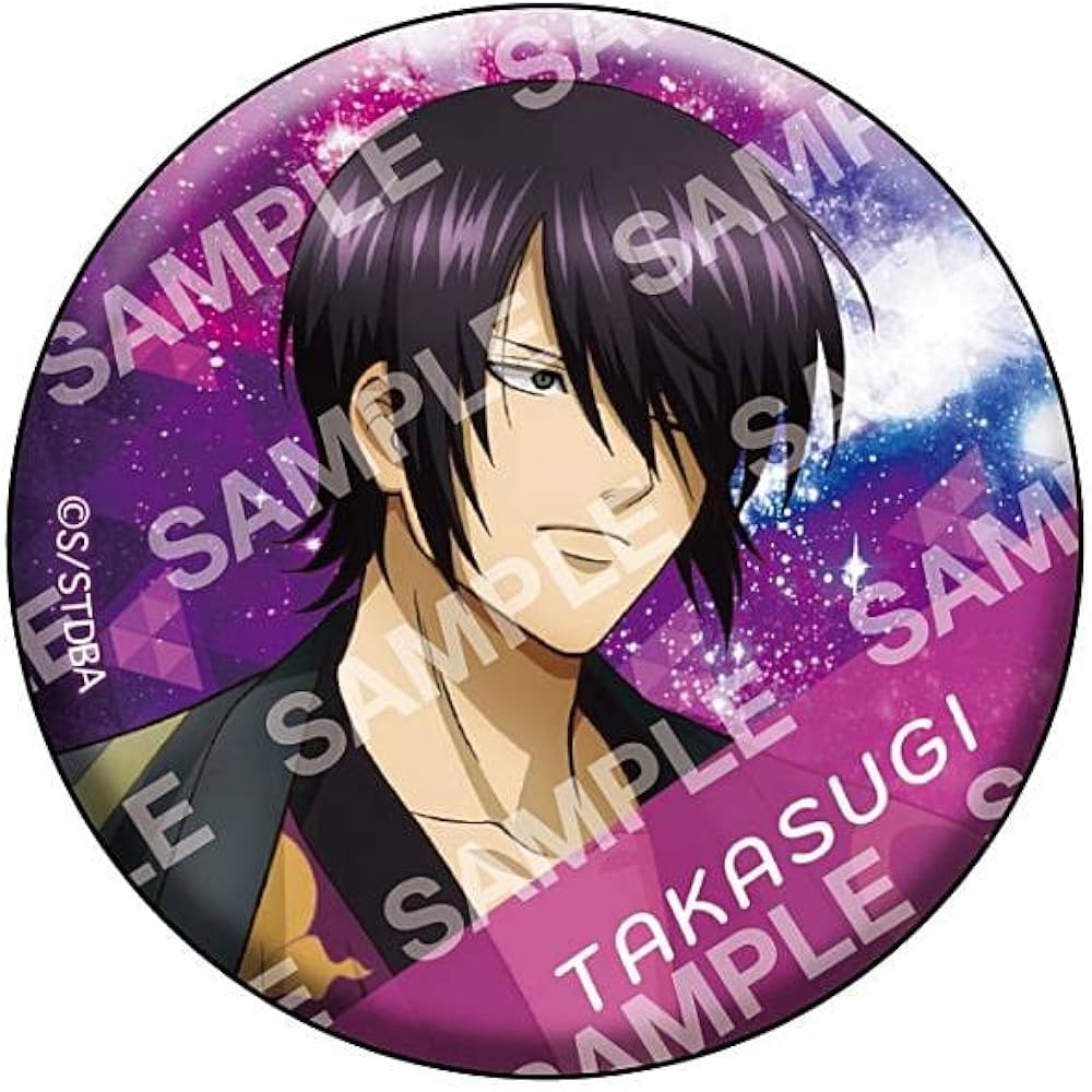 匿名配送】銀魂 ウルトラソウル 缶バッジ 高杉晋助10点 匿名配送】銀魂