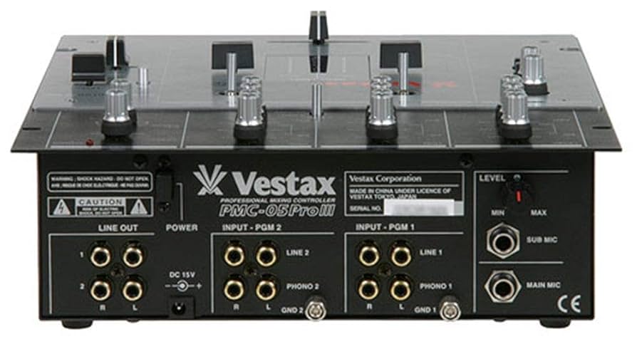 音出確認済／純正AC付】VESTAX PMC-005 PRO III VCA 音出確認