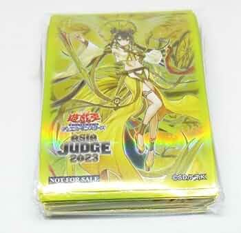 遊戯王 オオヒメの御巫 スリーブ 未開封 JUDGE 遊戯王 公式 オオヒメの